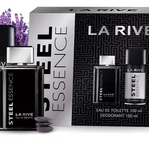 KIT STEEL ESSENCE LA RIVE-PERFUME EAU DE TOILLETE +DESODORANTE