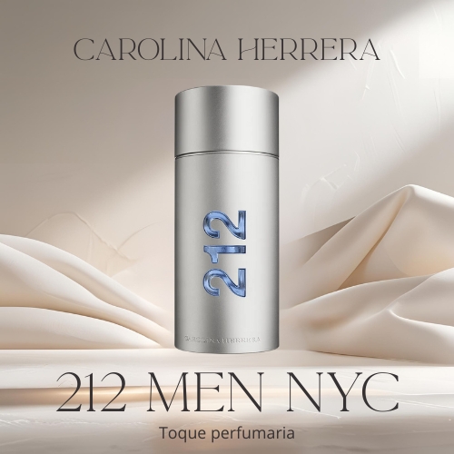 PERFUME CAROLINA HERRERA 212 MEN NYC MASCULINO EAU DE TOILLETE - Imagem 3