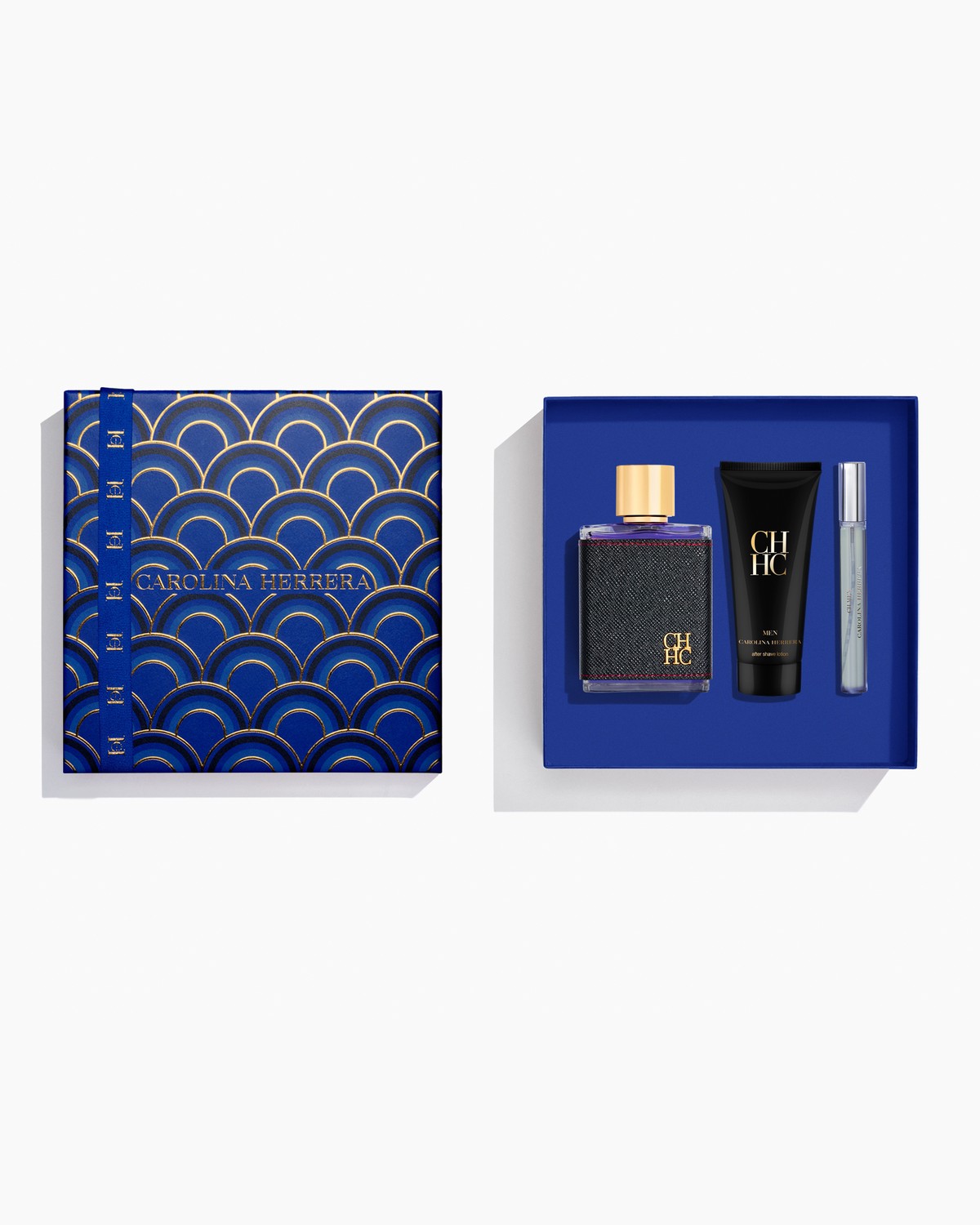 COFFRET CH MEN EAU DE TOILLETE LOÇÃO PÓS-BARBA E 10ML MEGASPRITZER
