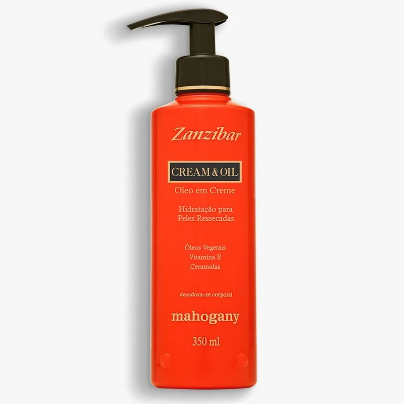 ÓLEO EM CREME DESODORANTE CORPORAL ZANZIBAR 350ML