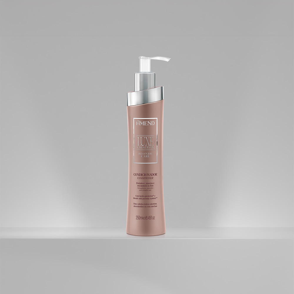 CONDICIONADOR AMEND LUXE CREATIONS BLONDE CARE 250ML - Imagem 3