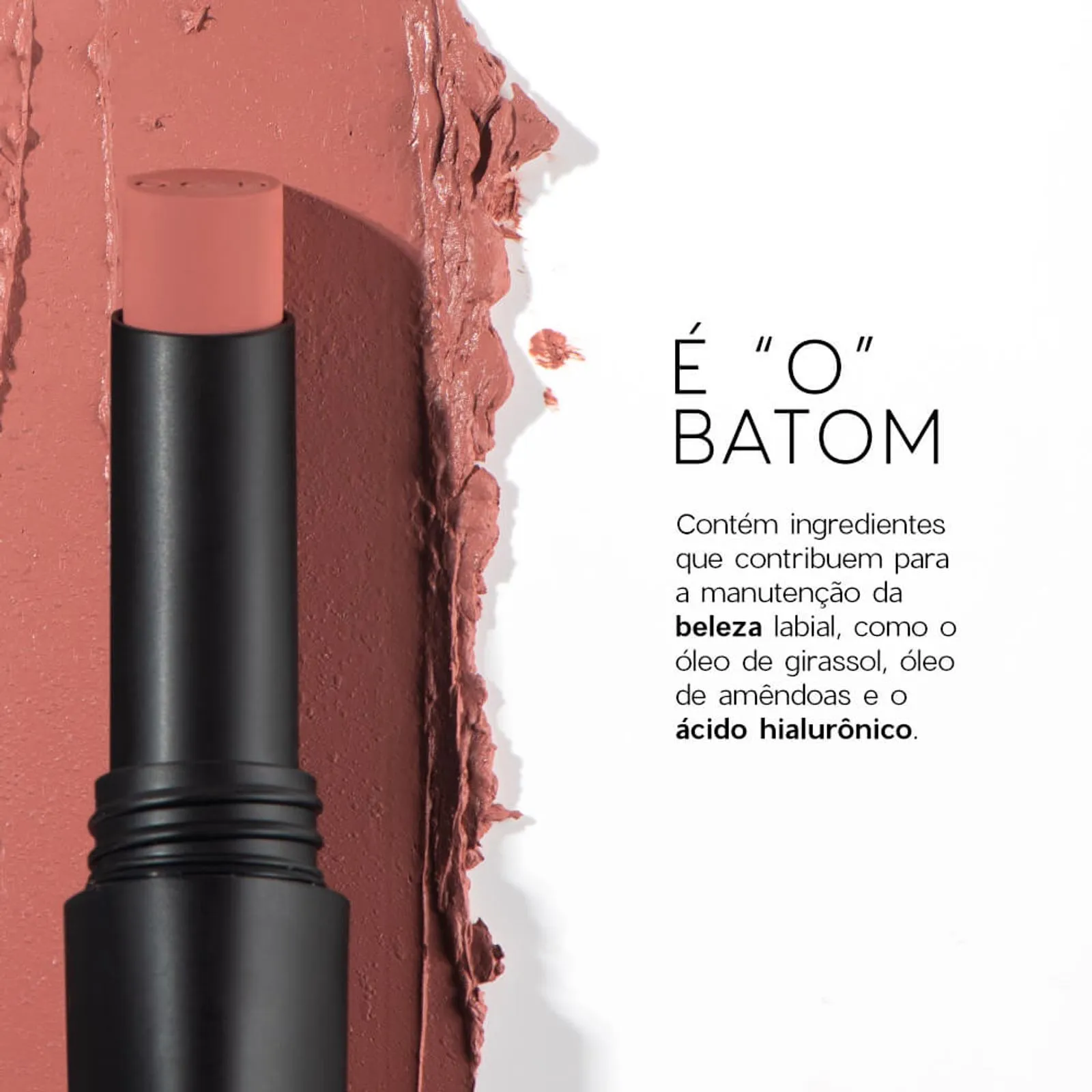 BATOM ROSA SEMI-MATTE – THE LIPSTICK NUDE PINK OCÉANE EDITION 3,2G - Imagem 4