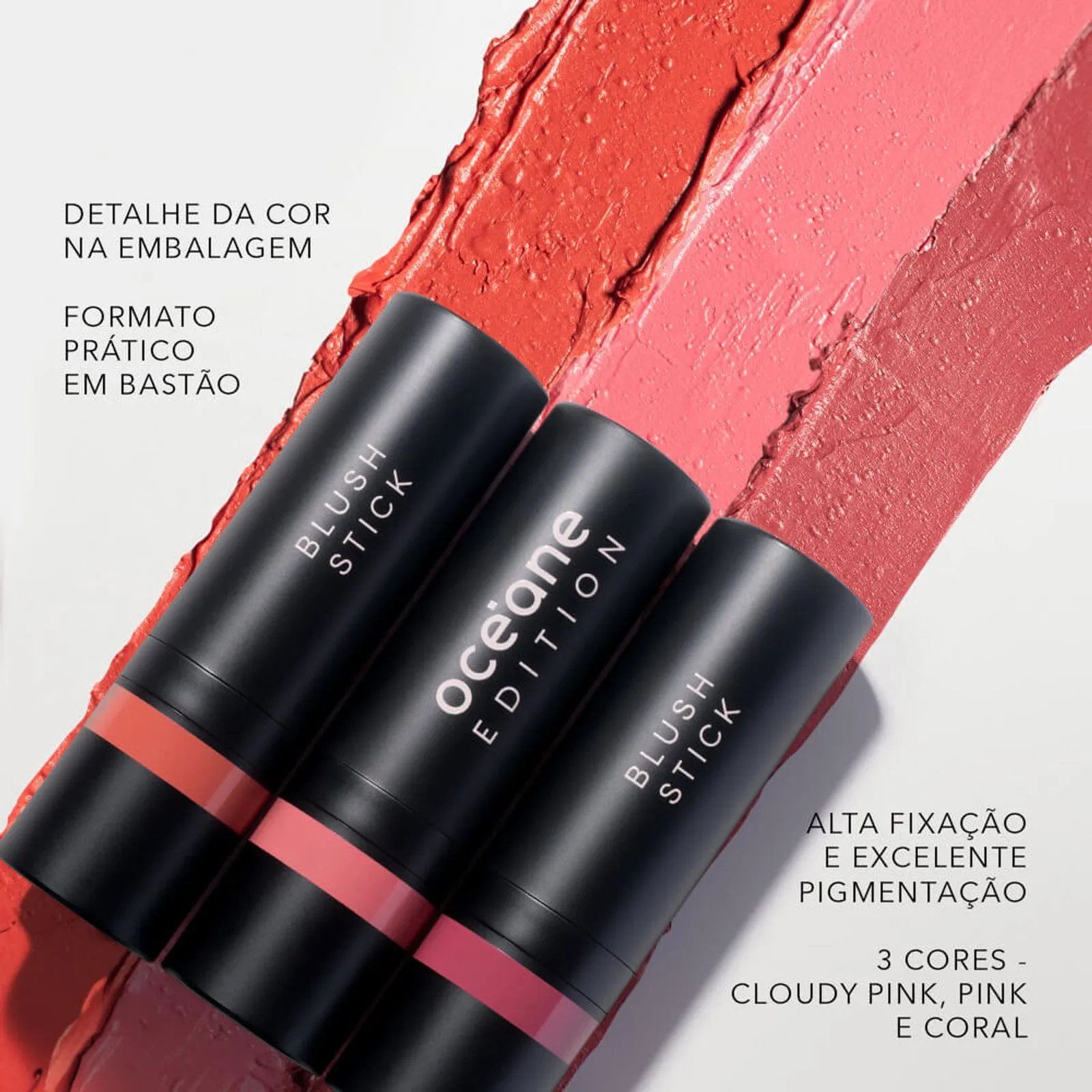 BLUSH EM BASTAO CORAL STICK OCEANE EDITION - Imagem 5