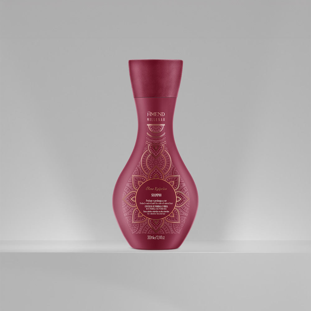 SHAMPOO AMEND MILLENAR OIL EGÍPCIOS 300ML - Imagem 3
