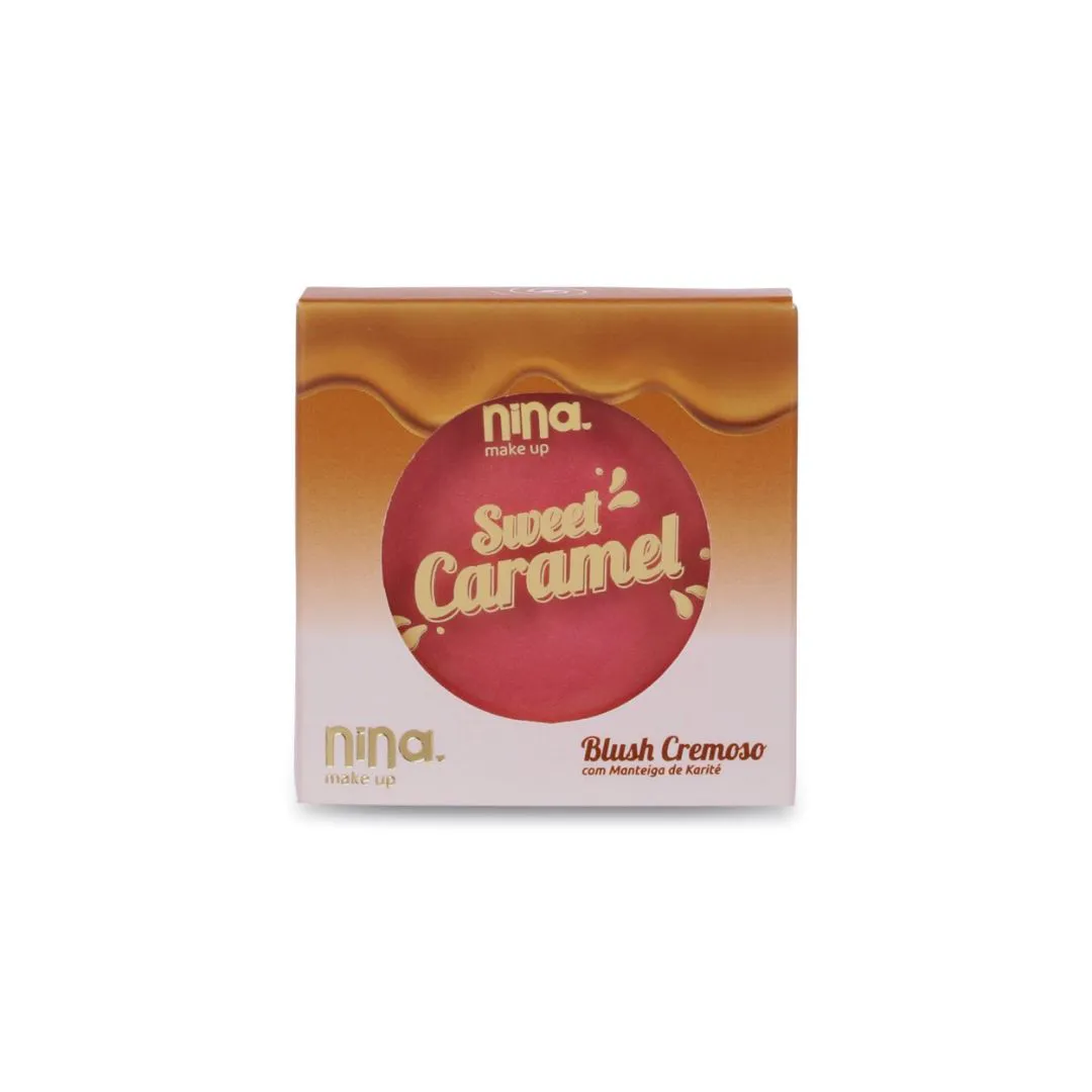 BLUSH CREMOSO SWEET CARAMEL NINA MAKEUP - Imagem 2