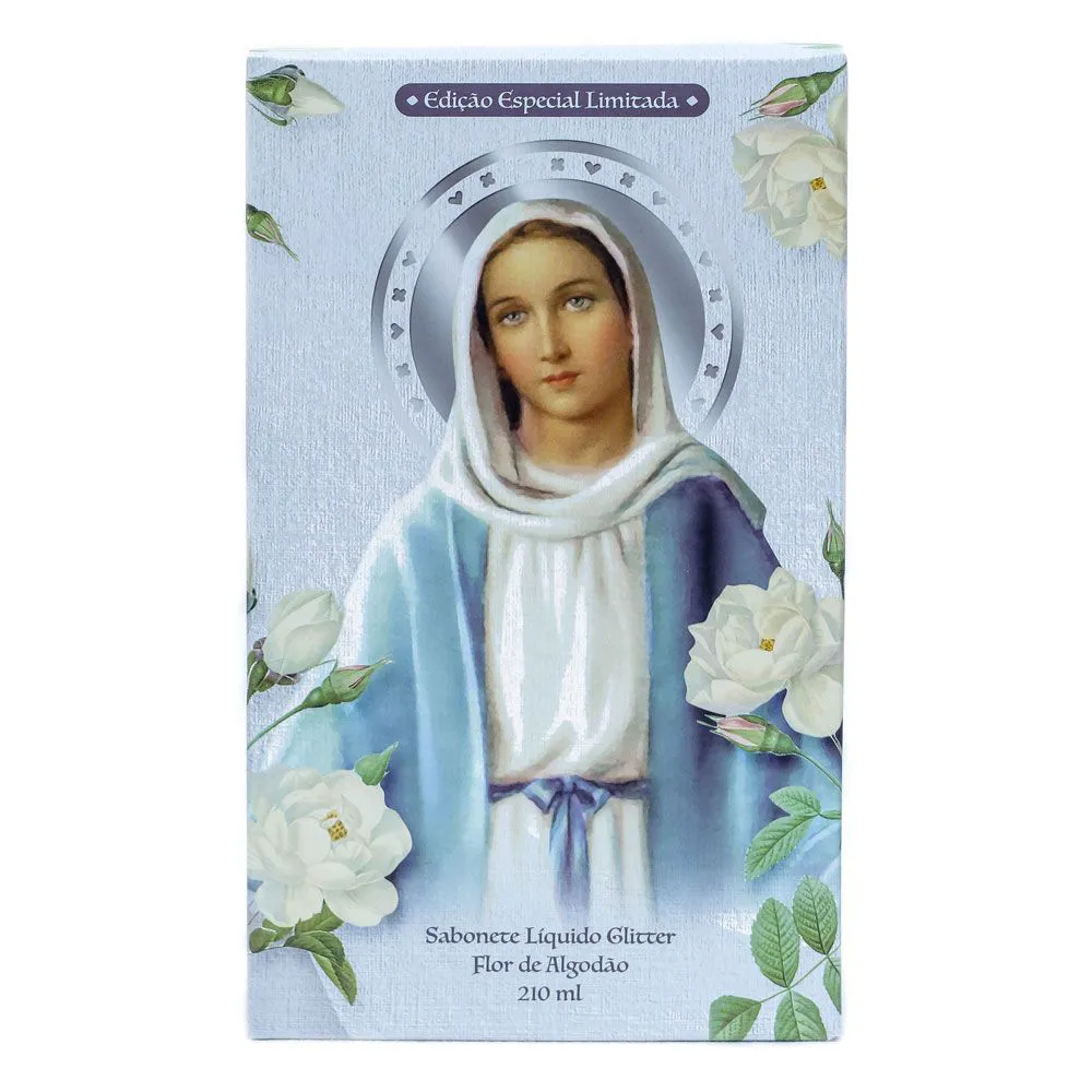 SABONETE GLITTER FLOR DE ALGODÃO MÃE QUERIDA 210ML - DANI FERNANDES - Imagem 2