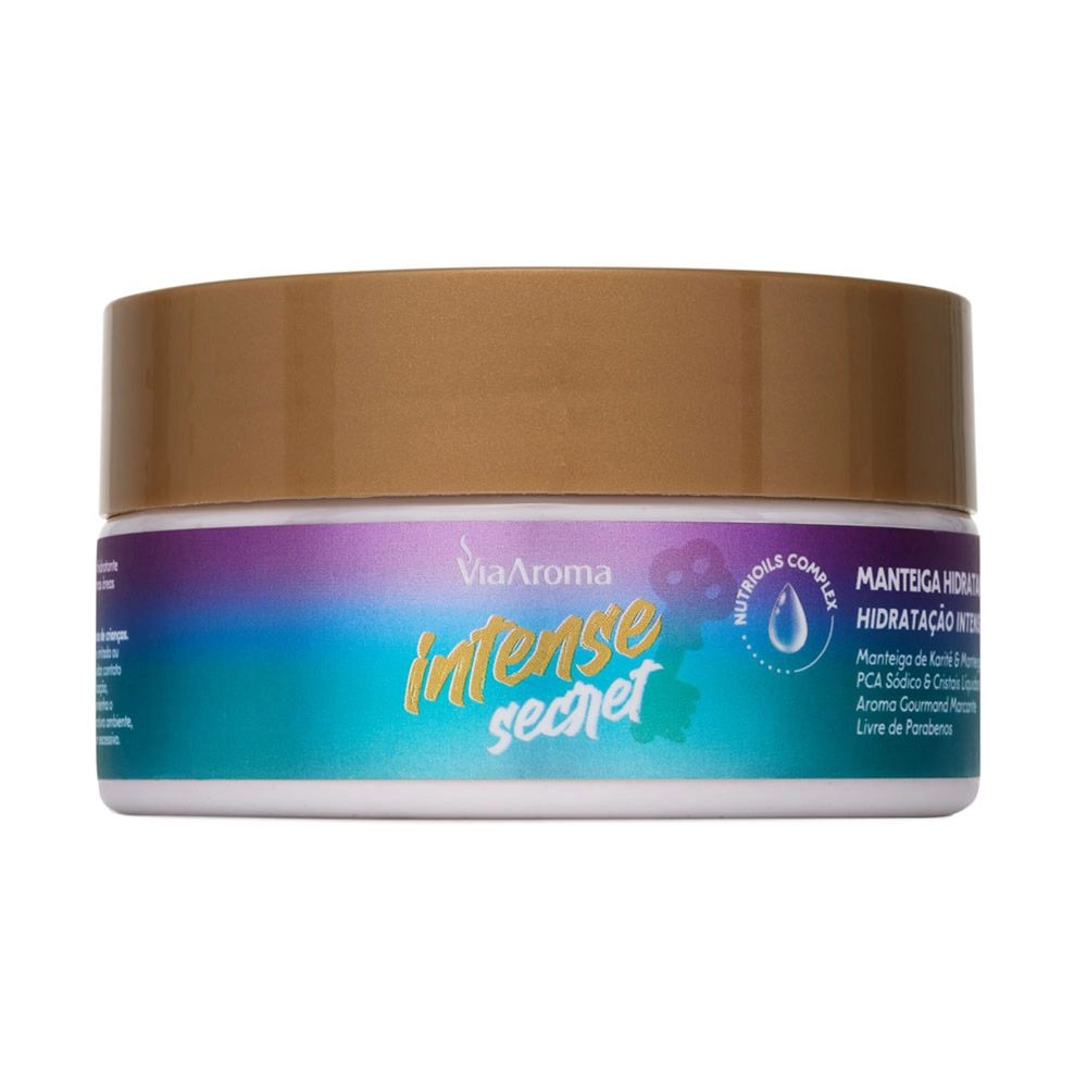MANTEIGA HIDRATANTE DESODORANTE INTENSE SECRET VIA AROMA - 200G